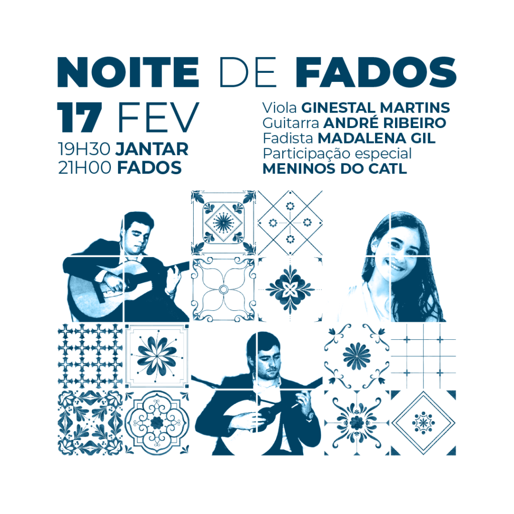 Noite de fados 17 fev às 19h30