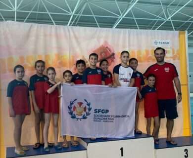 10 Nadadores da SFGP no Torneio Nadador Completo Velocista Cadetes
